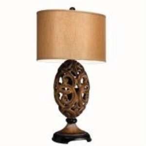   Lamp 1Lt Fluorescent Classic Hand Painted Adelyn