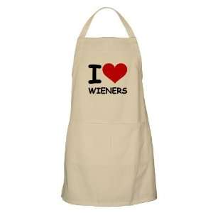  I Love Wieners BBQ Apron