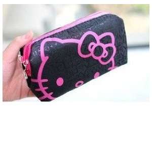   Kitty Style Cosmetic Bag/Make up Bag/Cosmetic Tote Bag,Black Beauty