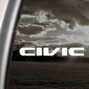    Civic Honda Decal Car Truck Bumper Window Sticker Automotive