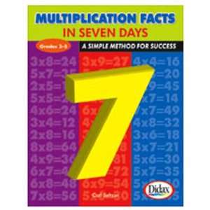  MULTIPLICATION FACTS IN 7 DAYS Toys & Games