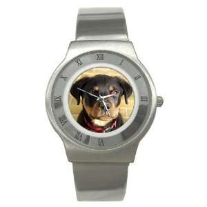  Rottweiler Puppy Dog 1 Stainless Steel Watch GG0756 