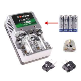 Standard Charger For AA AAA 3A 9V Ni Mh Ni Cd Rechargeable Battery 