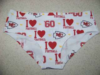 Victorias Secret PINK Kansas City Chiefs Hipsters NWT  