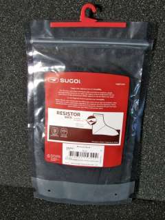Sugoi Resistor Waterproof Socks Cycling Running  Black Medium M Med 