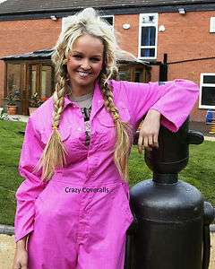   Pink, Overalls, Coveralls, Boilersuits, Work Overalls UK14  