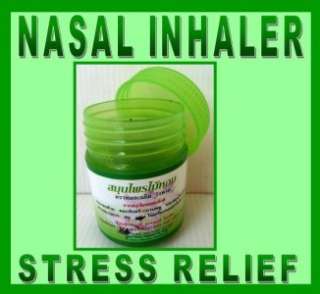 THAI HERB Nasal Inhaler STRESS RELIEF Faint Congestion  