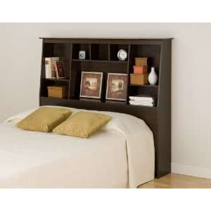   Tall Double / Queen Bookcase Headboard By Prepac
