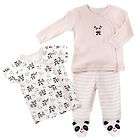 NWT Carters 3 Piece Cuddle Panda Hug Me Outfit 3 Month