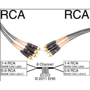  Horizon VFlex 8 Ch RCA to RCA Snake with ELCO Electronics