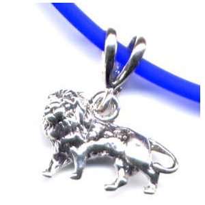  13 Blue Lion Necklace Sterling Silver Jewelry