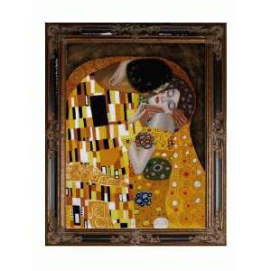  Art Reproduction Oil Painting   Klimt Paintings The Kiss 