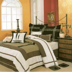  Luxury Cotton Kendra King 7 Piece Comforter Set