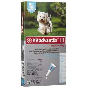  Bayer K9 Advantix ii   Teal   Medium   4 months (Quantity 