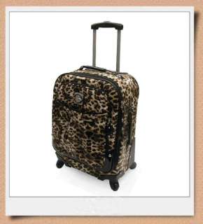   Rolling Expandable Carry on in Brown w/ 360 degree spinner Wheels