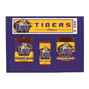  8 Pack LSU (Louisiana St Univ)Tigers TailGate Hot Sauce 