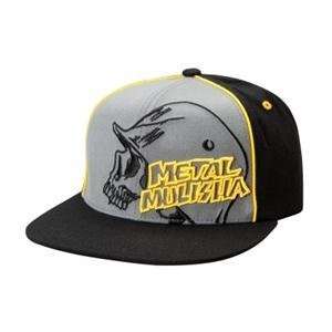  Metal Mulisha Adverse Hat   Small/Medium/Black/Yellow 