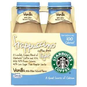 Starbucks Frappuccino Vanilla Light, 4ct, 9.5oz  Fresh