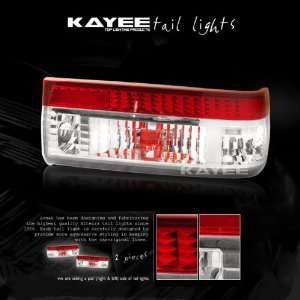  AE86 JDM 2 DOOR TRUENO RED CRYSTAL TAIL LIGHTS Automotive
