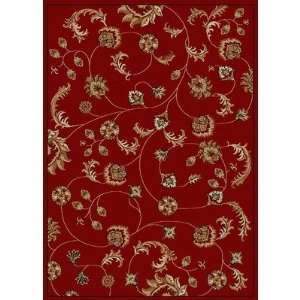   Red Oriental Rug Color Red, Size Runner 22 x 77