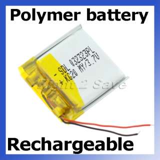 New 3.7V Polymer Rechargeable Battery For  Mp4 Toys  