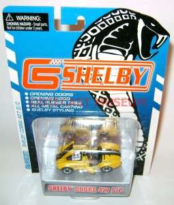 SHELBY COBRA 427 S/C YELLOW SHELBY COLLECTIBLES RARE  