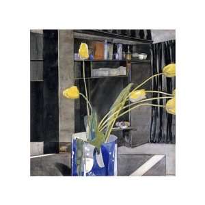  Yellow Tulips by Charles Rennie Mackintosh. size 14 