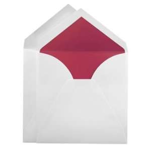   Envelopes   Imperial White Red Lined (50 Pack)