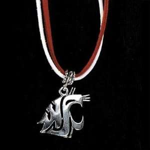  Washington State Cougars Double Cord Necklace NCAA College 