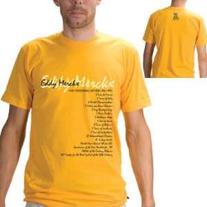   Eddy Merckx T Shirt   Yellow   gi ssts tr07 eddy