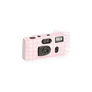  Pink Gingham Camera