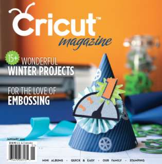 Cricut Magazine JANUARY 2012 Idea Book by Provo Craft & Scrapbook 