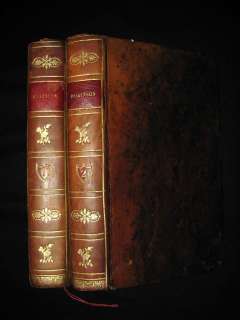 1809 Antique French Book   Aventures surprenantes de Robinson Crusoe 