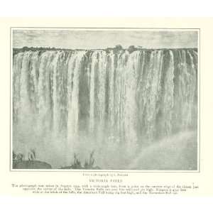 1906 Africa Victoria Falls Zambesi River illustrated 