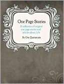 One Page Stories A Collection Doe Zantamata