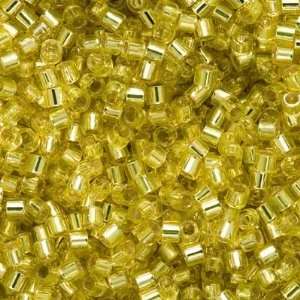  Miyuki Delica Seed Beads 15/0 Silver Lined Yellow DBS145 4 