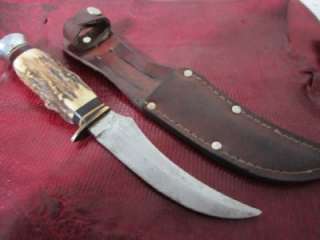 Anton Winger Othello Stag Hunting Skinning Knife Solingen Germany 