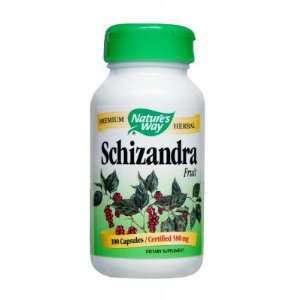  Natures Way  Schizandra, Fruit, 100 capsules Health 