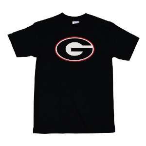  Georgia Bulldogs 100 Percent Cotton Puff Logo Short Sleeve 