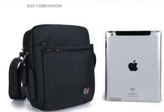 New Vertical Shoulder Messenger Bag for Apple Ipad 2, Multiple Pocket 