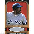 Dave Winfield 2001 Upper Deck Legends Game Used Jersey Trading Card NY 