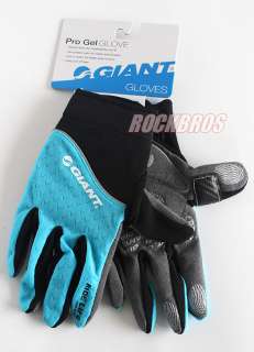 GIANT Road MTB Cycling Pro Gloves Full finger Blue  
