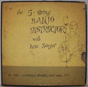 String Banjo Instructor with Pete Seeger 1954 RARE  