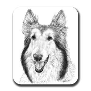  Collie Drawing Dog Art Mouse Pad 