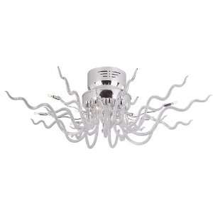  Ageo Collection Spiral Rods 33 1/3 Wide Ceiling Light 