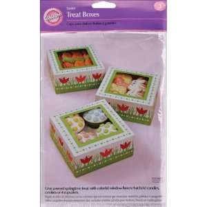  Hopn Tweet Cupcake Box  3/Pkg Holds 4 Cupcakes