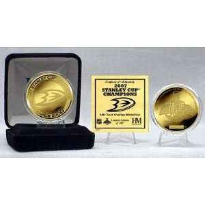  Anaheim Ducks Gold 2007 Stanley Cup Champions Coin 