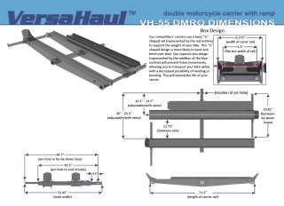  500lbs per carrier rail. Most Class III hitches are rated for 500 lbs