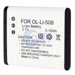 Li 50B Battery+LensPen For Olympus mju Stylus 8000 6000  