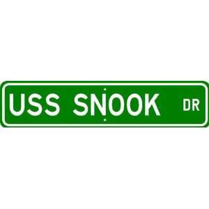  USS SNOOK SSN 592 Street Sign   Navy Patio, Lawn & Garden
